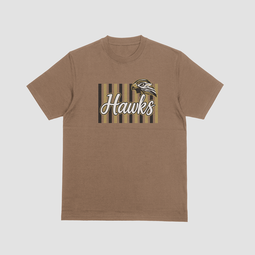 Hawks Spirit Comfort Colors T-Shirt | Personalized Horace High or Heritage