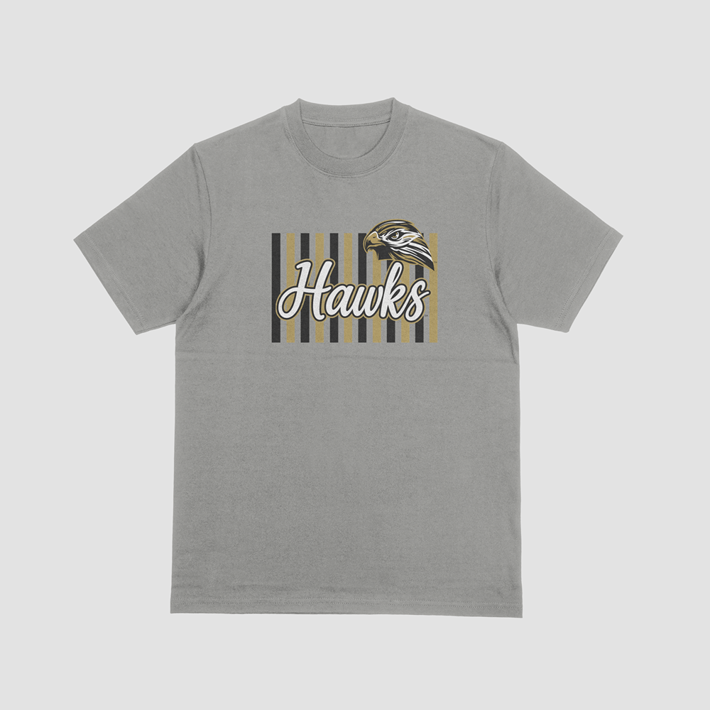 Hawks Spirit Comfort Colors T-Shirt | Personalized Horace High or Heritage