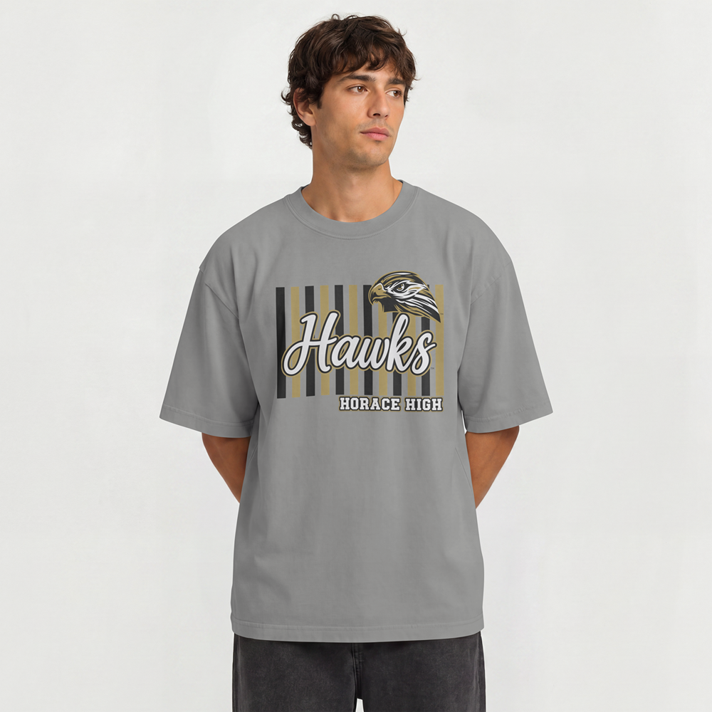 Hawks Spirit Comfort Colors T-Shirt | Personalized Horace High or Heritage