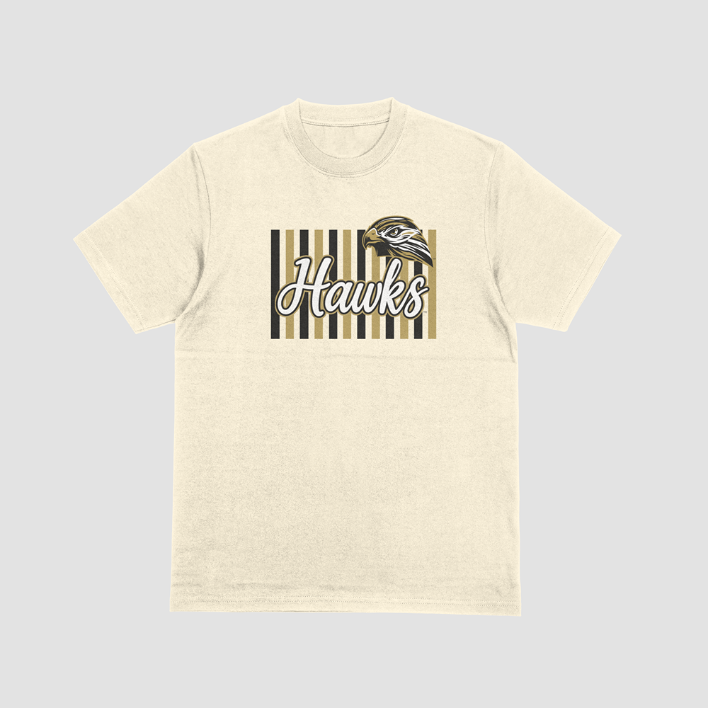 Hawks Spirit Comfort Colors T-Shirt | Personalized Horace High or Heritage