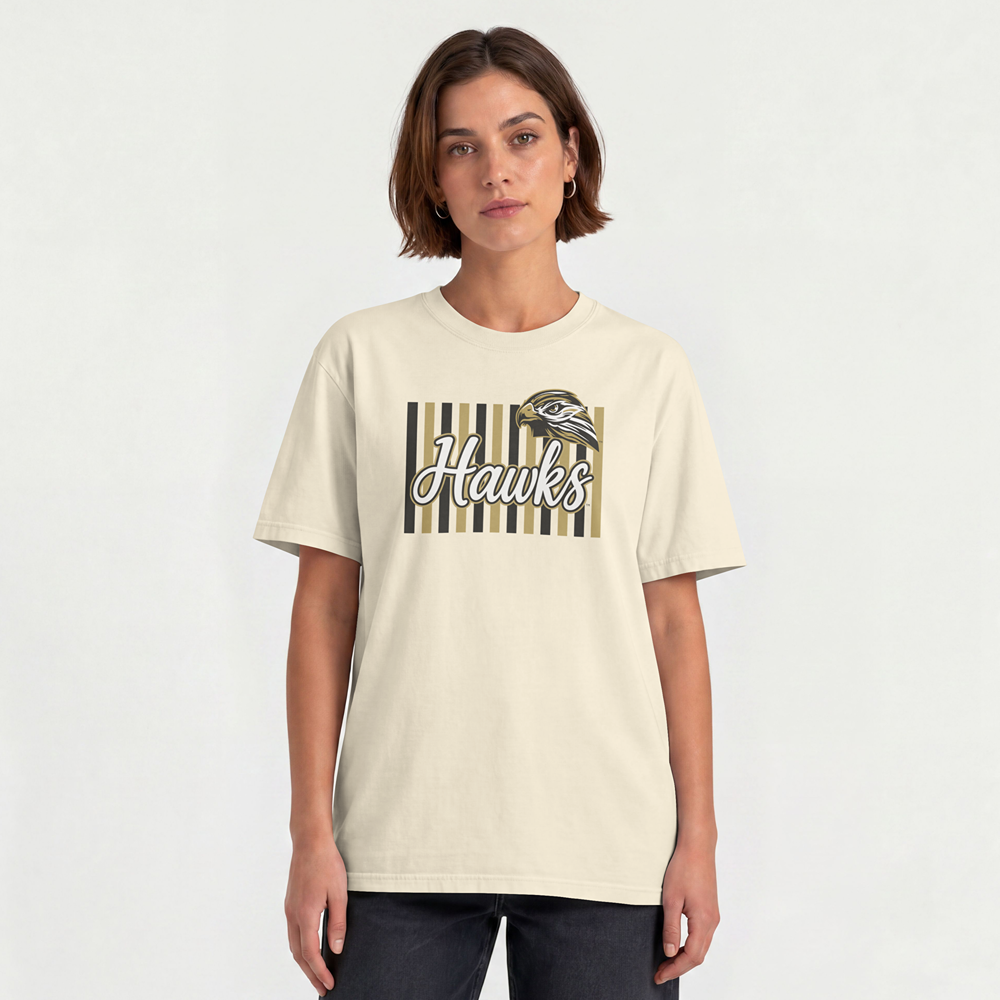 Hawks Spirit Comfort Colors T-Shirt | Personalized Horace High or Heritage
