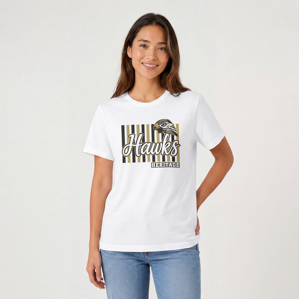 Hawks Spirit Comfort Colors T-Shirt | Personalized Horace High or Heritage