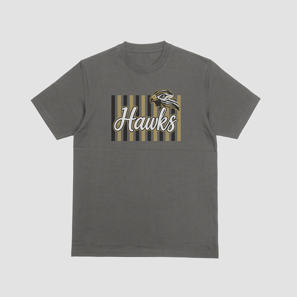 Hawks Spirit Comfort Colors T-Shirt | Personalized Horace High or Heritage