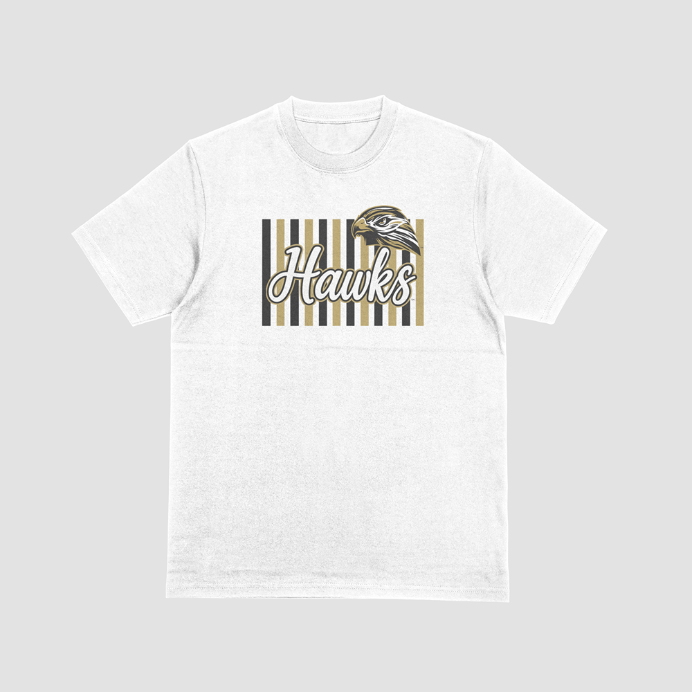Hawks Spirit Comfort Colors T-Shirt | Personalized Horace High or Heritage