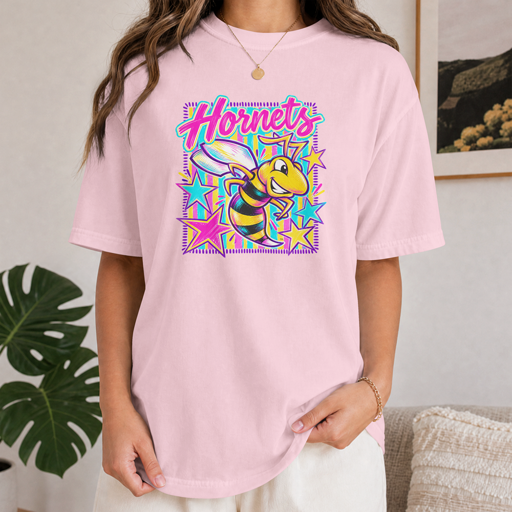 Horace Hornets Bright Stars Adult Comfort Colors T-Shirt