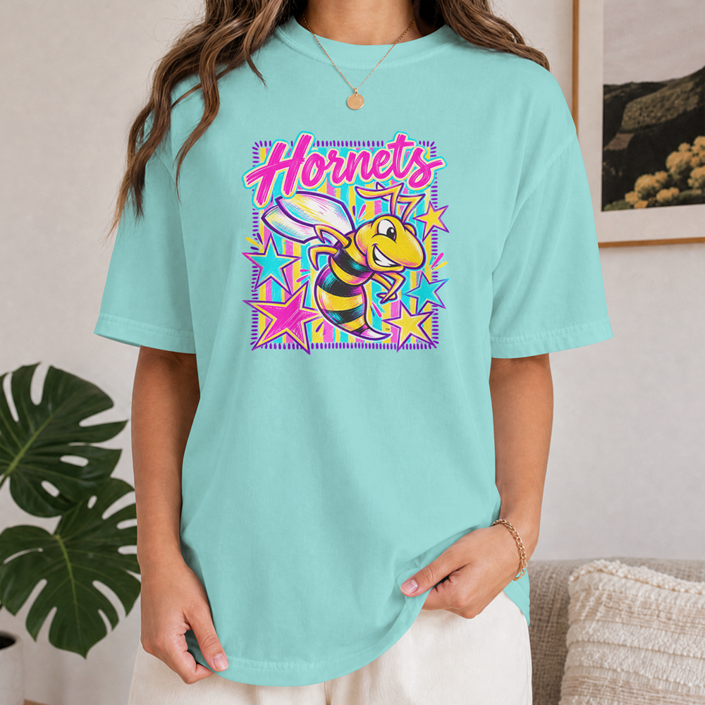 Horace Hornets Bright Stars Adult Comfort Colors T-Shirt