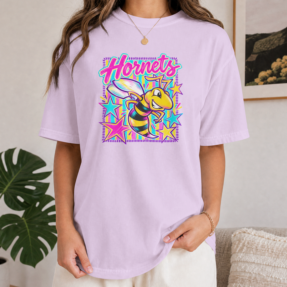 Horace Hornets Bright Stars Adult Comfort Colors T-Shirt