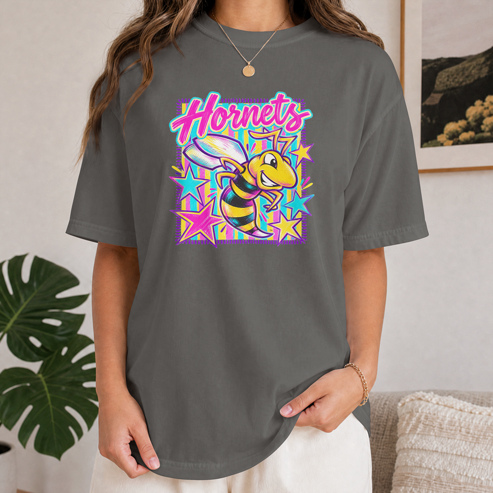 Horace Hornets Bright Stars Adult Comfort Colors T-Shirt