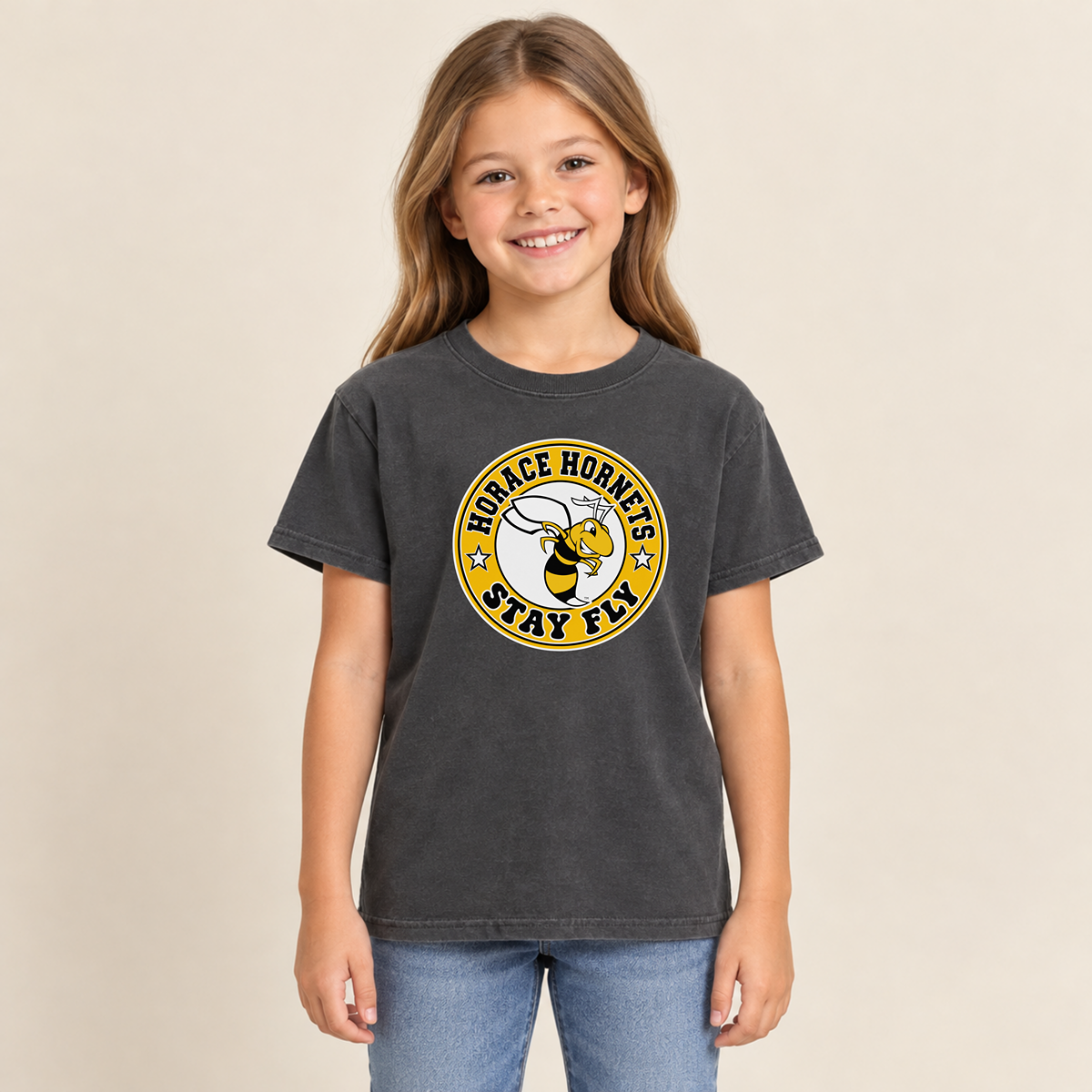 Horace Hornets Stay Fly Youth Spirit Wear | T-Shirts, Crewneck & Hoodie