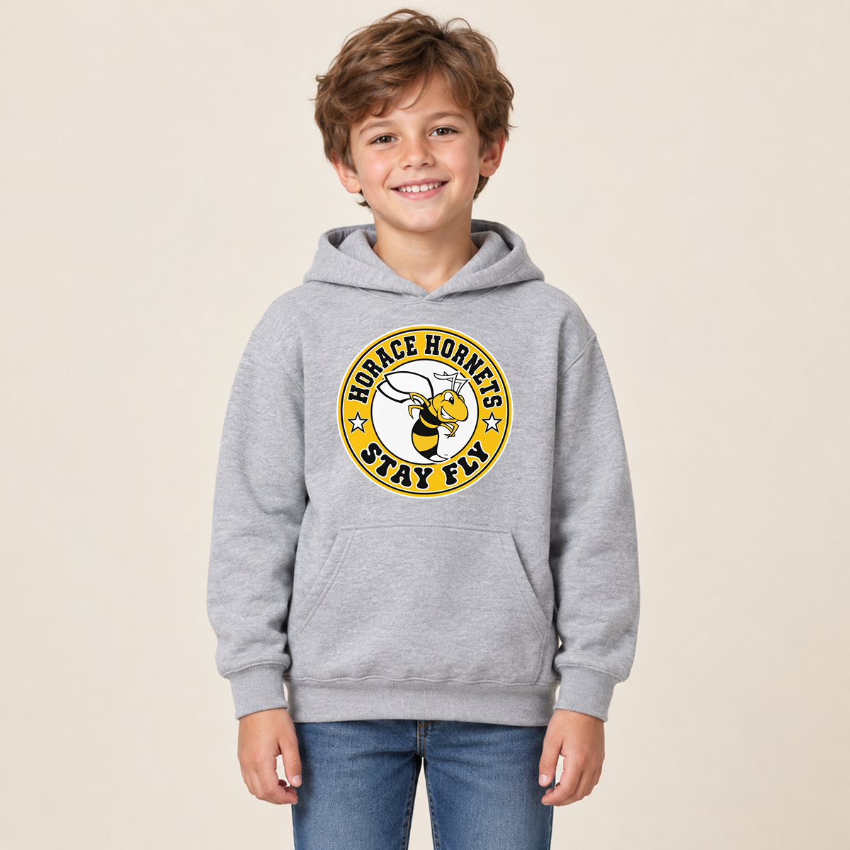 Horace Hornets Stay Fly Youth Spirit Wear | T-Shirts, Crewneck & Hoodie