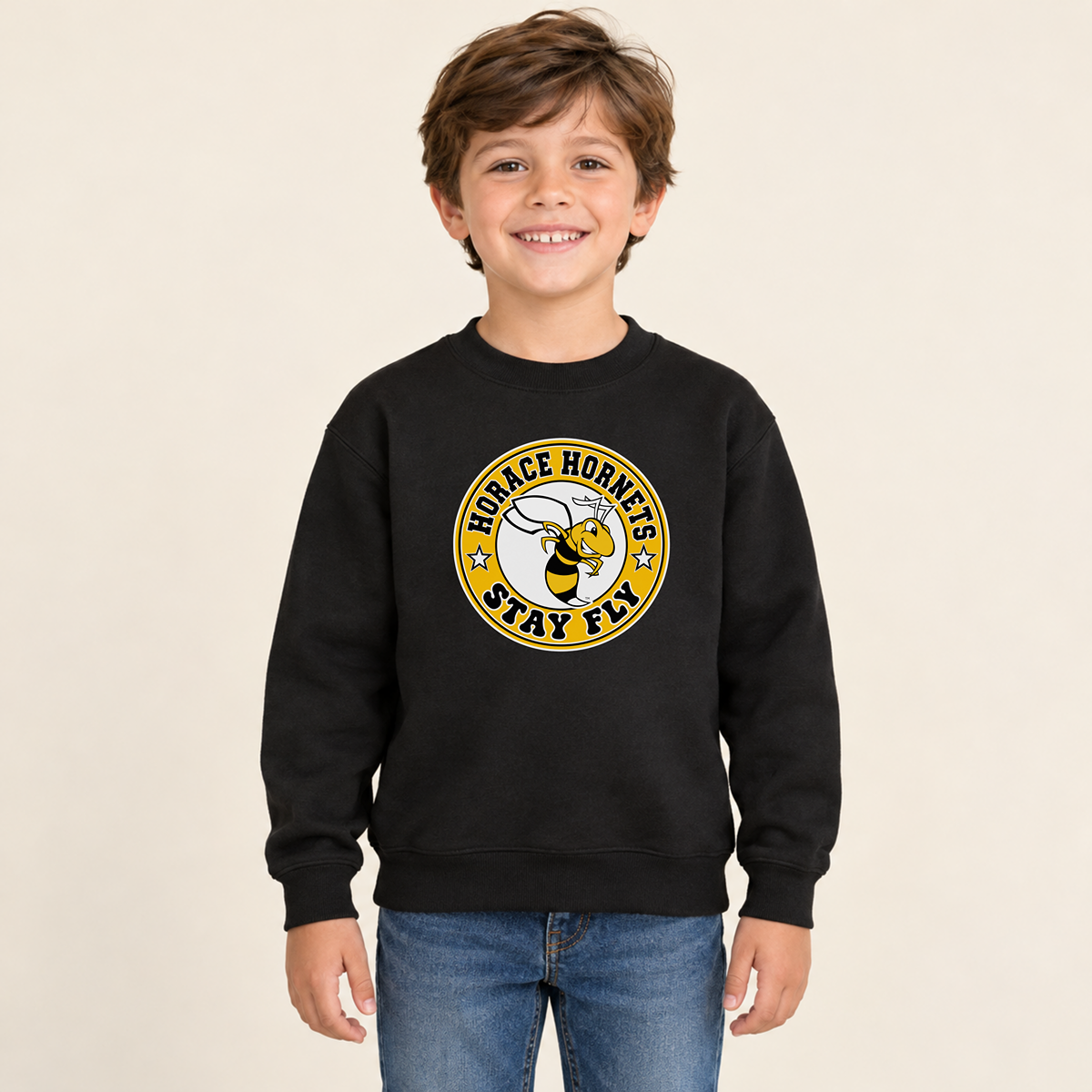 Horace Hornets Stay Fly Youth Spirit Wear | T-Shirts, Crewneck & Hoodie