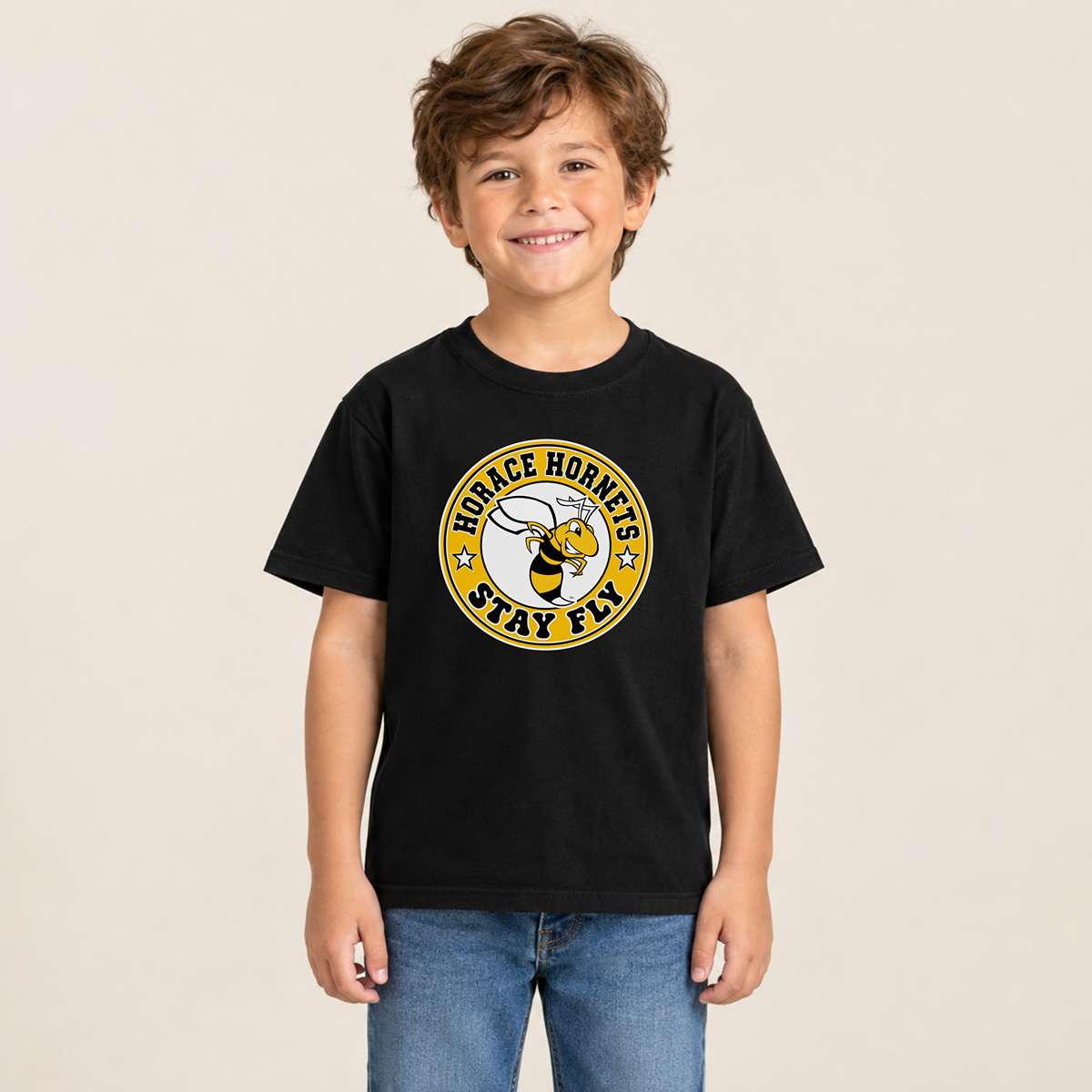 Horace Hornets Stay Fly Youth Spirit Wear | T-Shirts, Crewneck & Hoodie