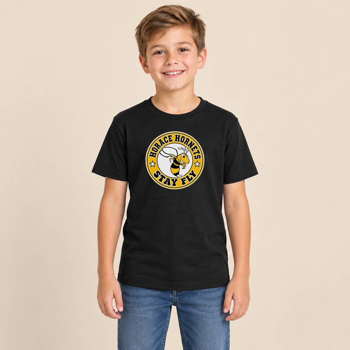 Horace Hornets Stay Fly Youth Spirit Wear | T-Shirts, Crewneck & Hoodie