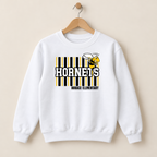 Horace Hornets Youth Personalized Striped Spirit Tee |T-Shirts, Crewneck & Hoodie