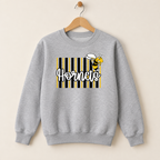 Horace Hornets Youth Personalized Striped Spirit Tee |T-Shirts, Crewneck & Hoodie