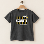 Horace Hornets Youth Personalized Striped Spirit Tee |T-Shirts, Crewneck & Hoodie