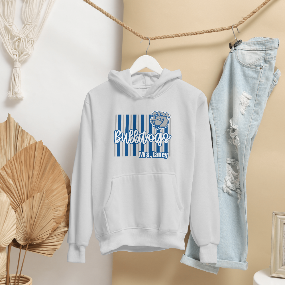 Personalized Independence Bulldogs Hoodie | Gildan 18500