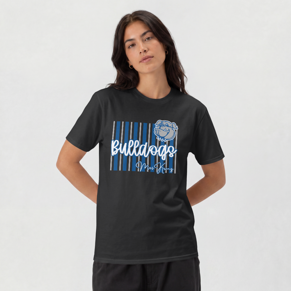 Personalized Independence Bulldogs Comfort Colors T-Shirt