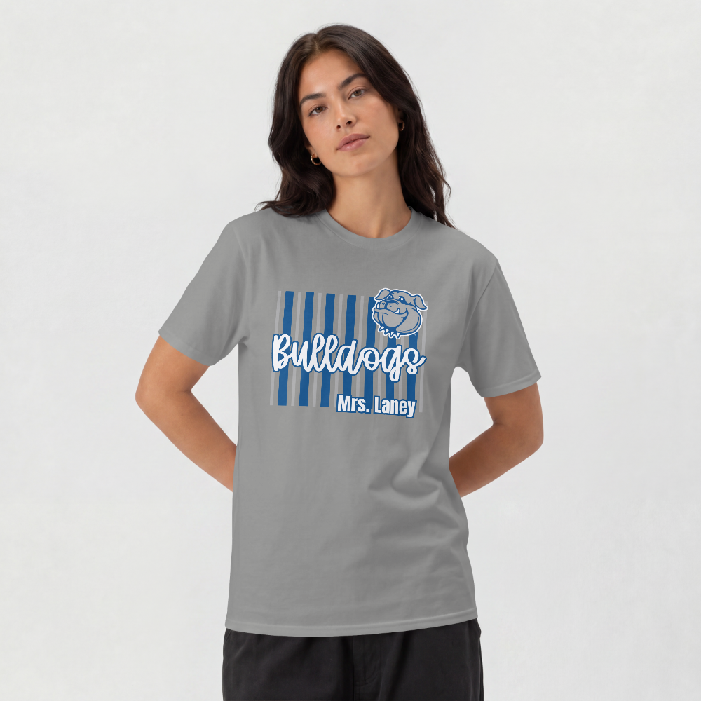 Personalized Independence Bulldogs Comfort Colors T-Shirt