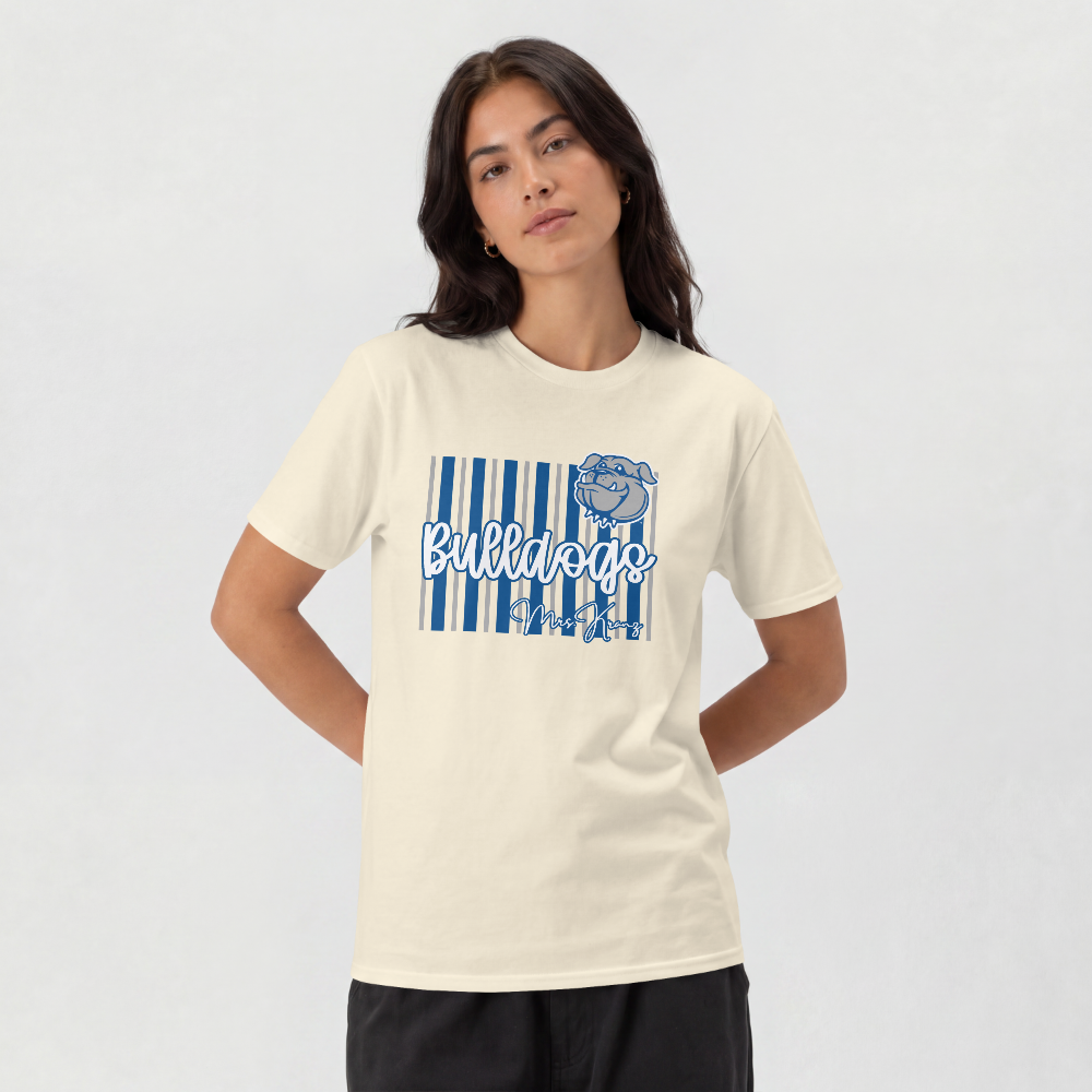 Personalized Independence Bulldogs Comfort Colors T-Shirt