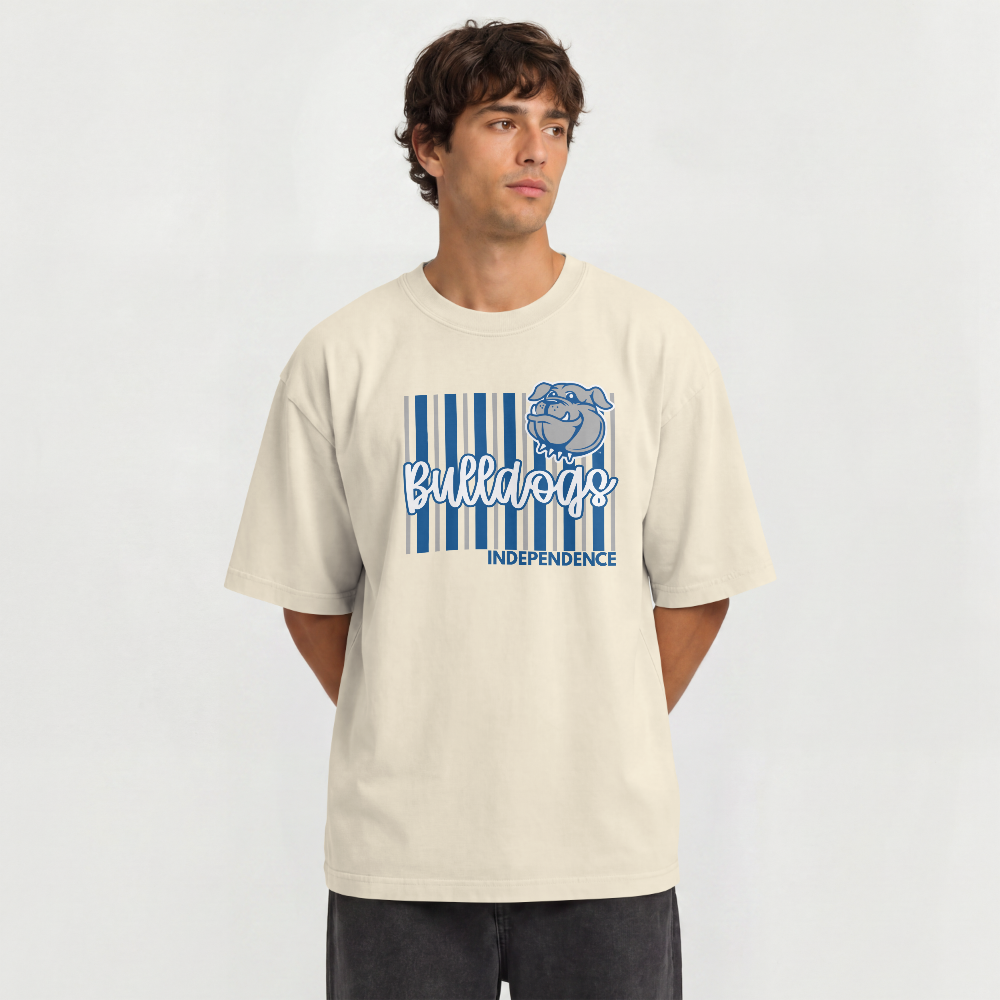 Personalized Independence Bulldogs Comfort Colors T-Shirt