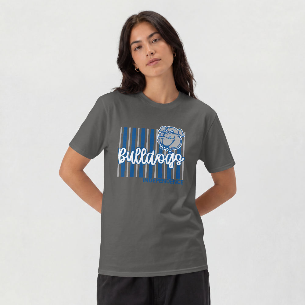 Personalized Independence Bulldogs Comfort Colors T-Shirt