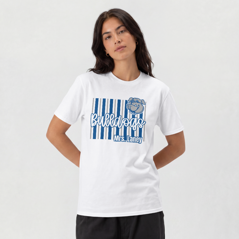 Personalized Independence Bulldogs Comfort Colors T-Shirt