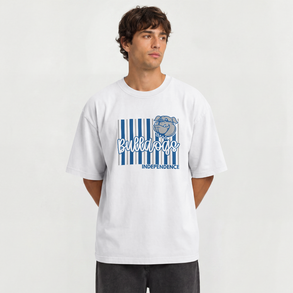 Personalized Independence Bulldogs Comfort Colors T-Shirt