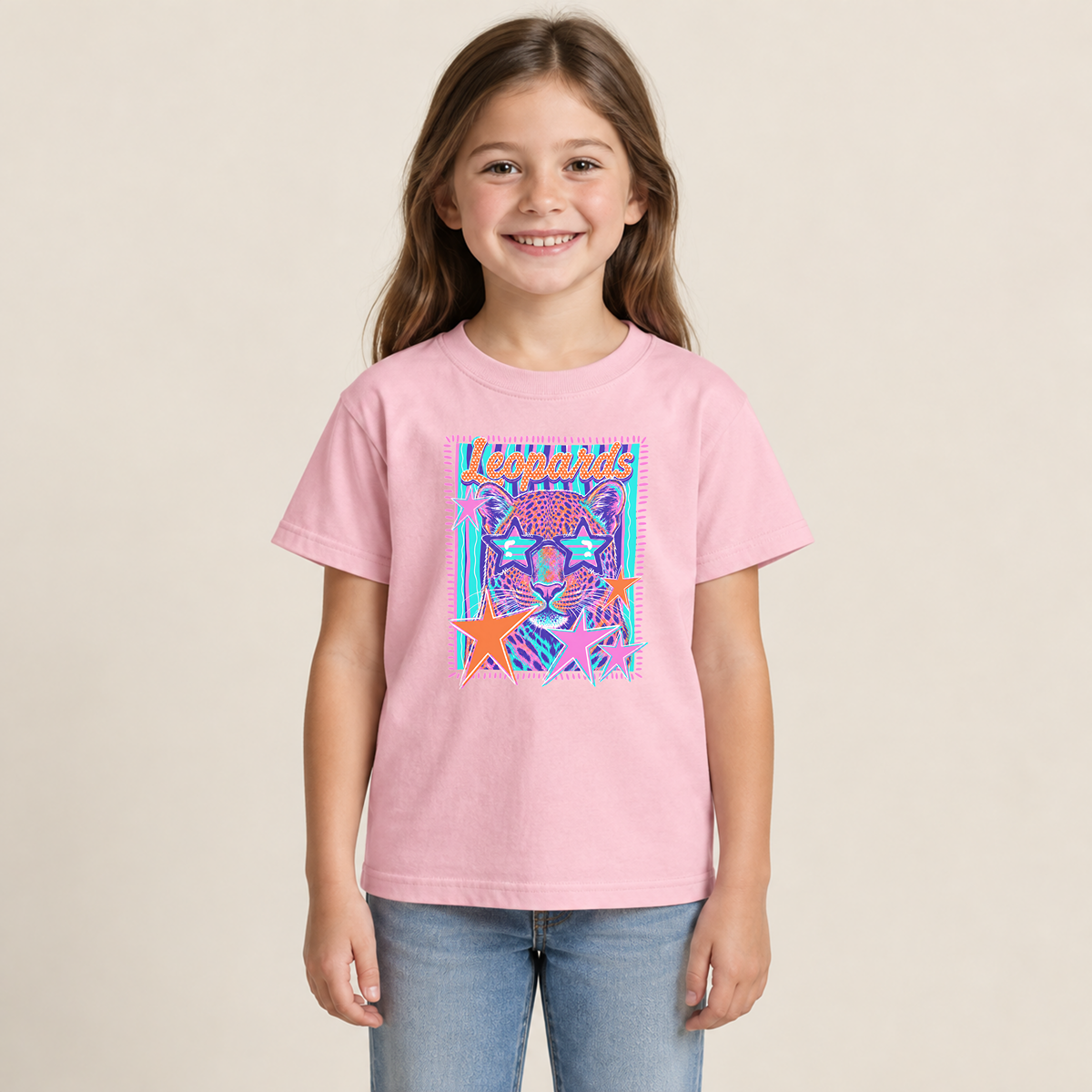Meadowlark Leopards Bright Stars Youth | Comfort Colors Tee, Crewneck & Hoodie