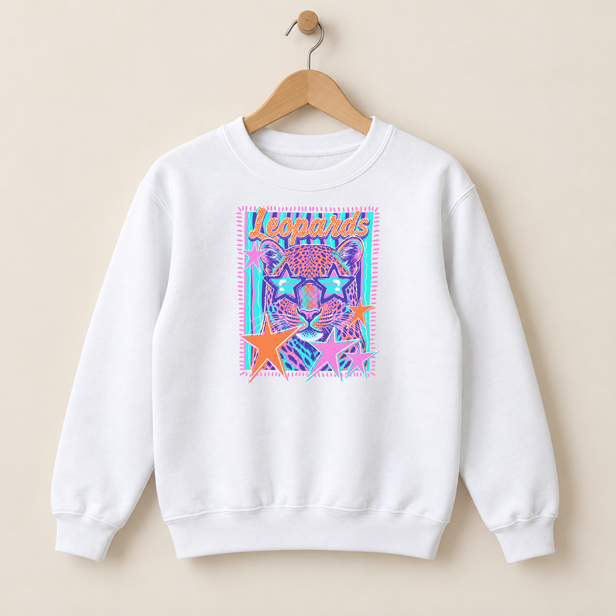 Meadowlark Leopards Bright Stars Youth | Comfort Colors Tee, Crewneck & Hoodie