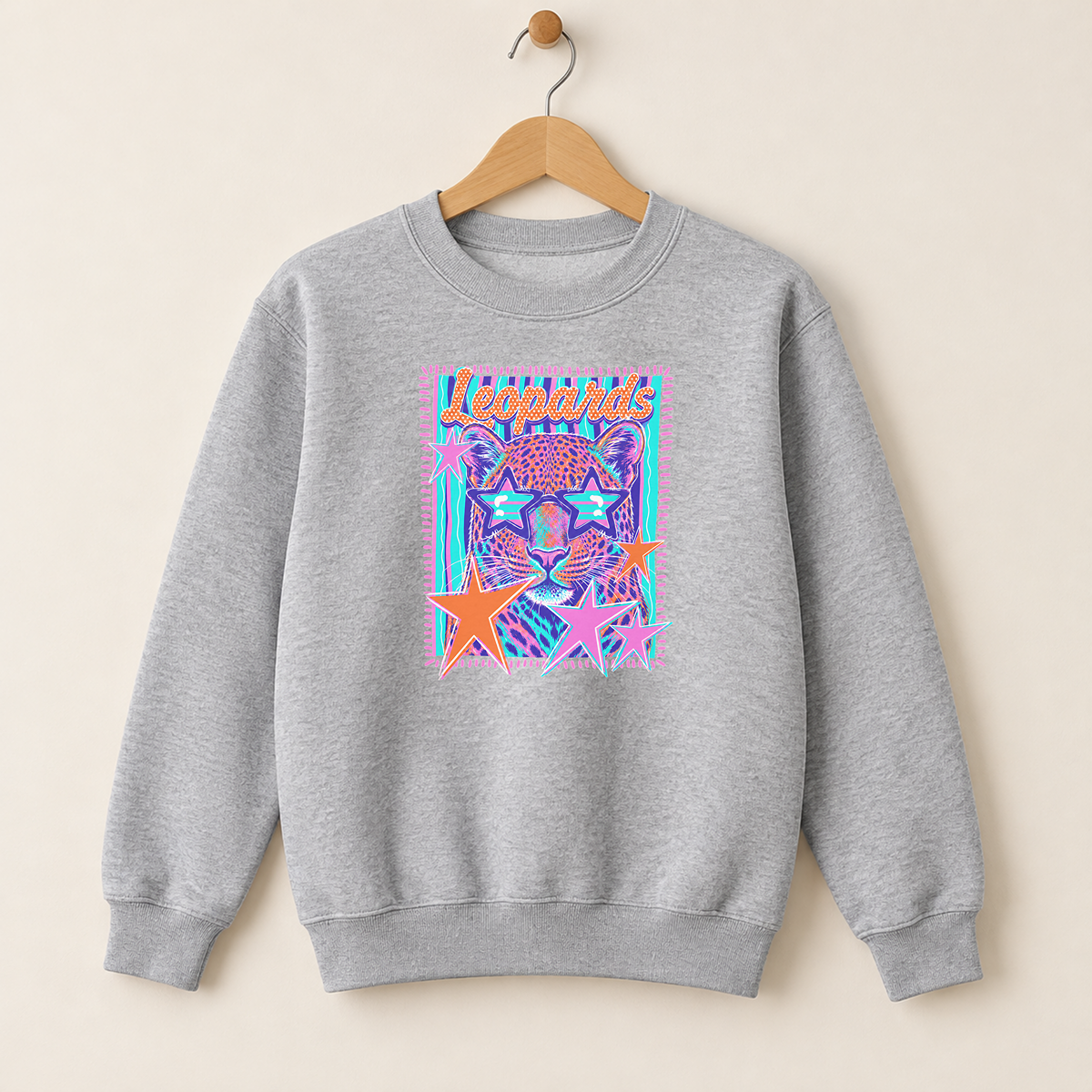 Meadowlark Leopards Bright Stars Youth | Comfort Colors Tee, Crewneck & Hoodie