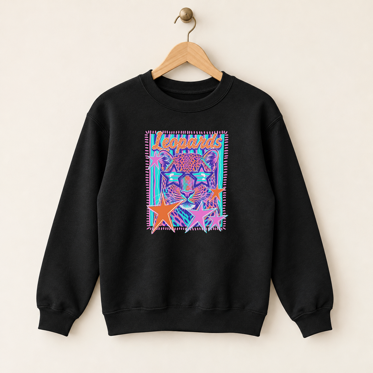 Meadowlark Leopards Bright Stars Youth | Comfort Colors Tee, Crewneck & Hoodie