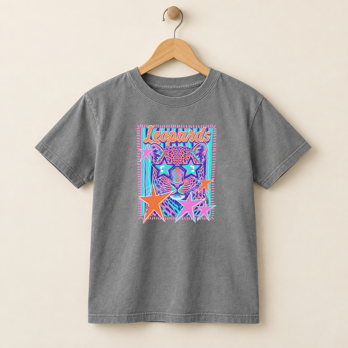 Meadowlark Leopards Bright Stars Youth | Comfort Colors Tee, Crewneck & Hoodie