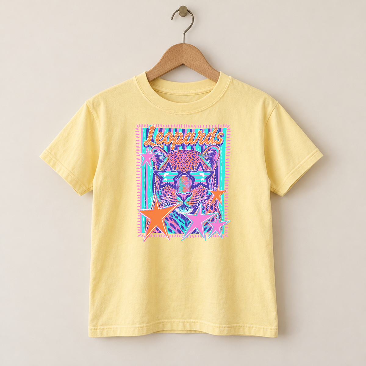 Meadowlark Leopards Bright Stars Youth | Comfort Colors Tee, Crewneck & Hoodie
