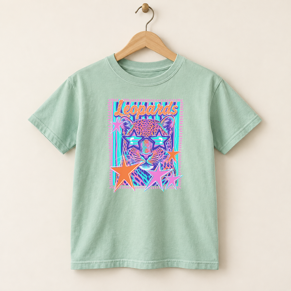 Meadowlark Leopards Bright Stars Youth | Comfort Colors Tee, Crewneck & Hoodie