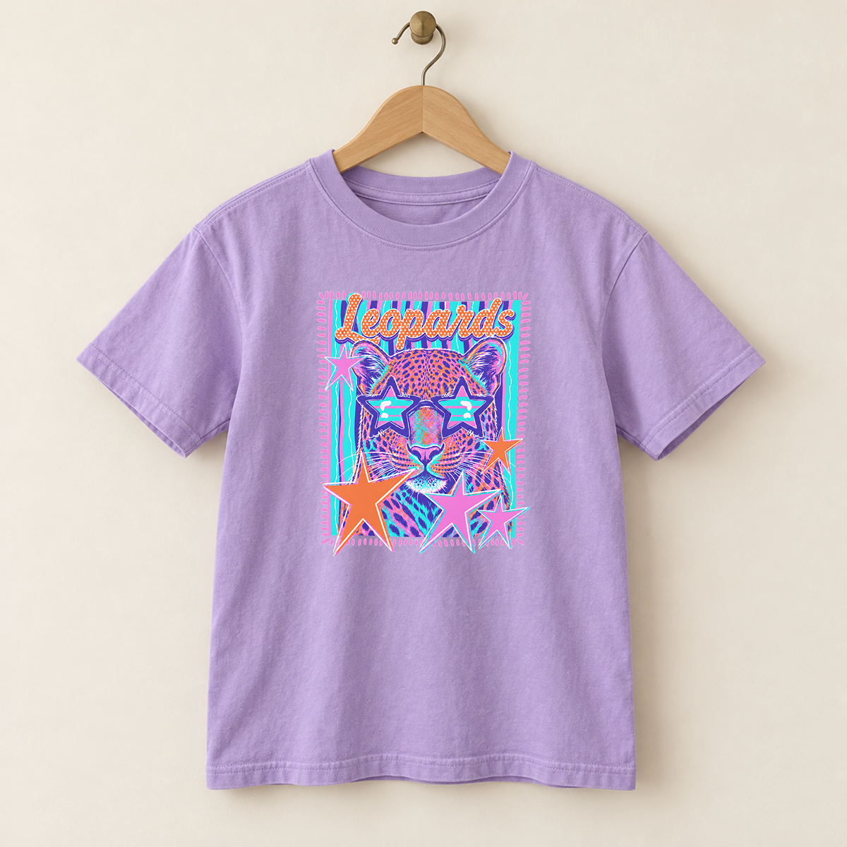 Meadowlark Leopards Bright Stars Youth | Comfort Colors Tee, Crewneck & Hoodie