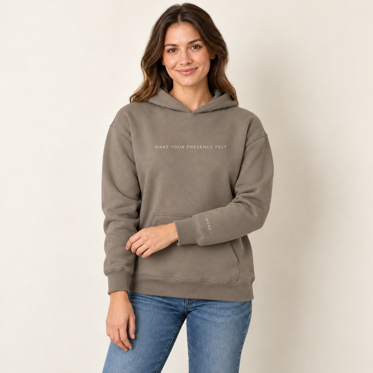 Make Your Presence Felt | District MelloFleece Crewneck