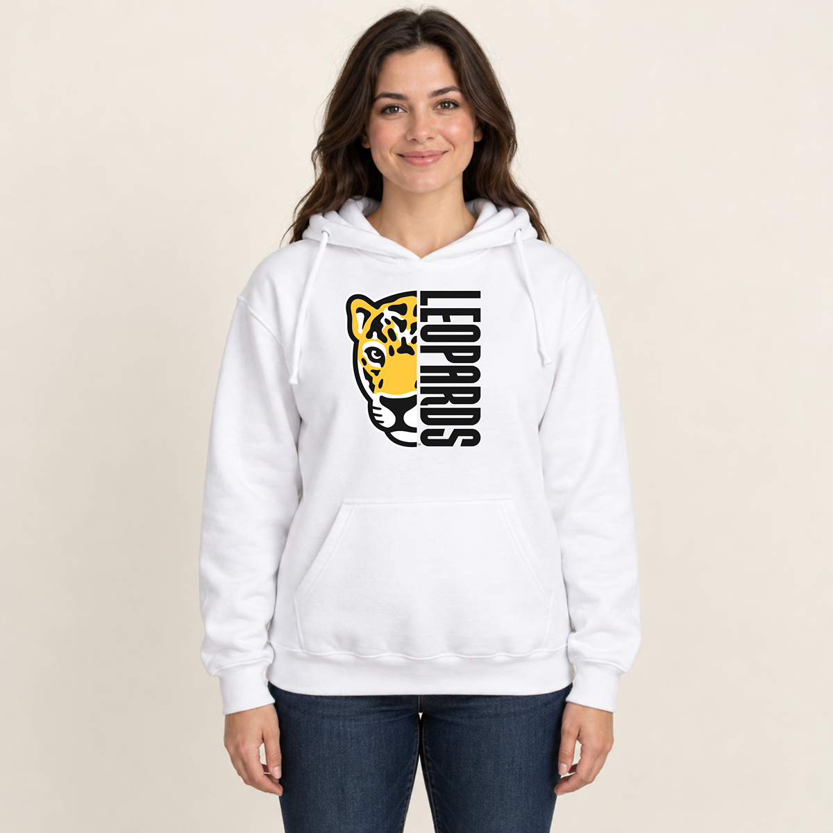 Meadowlark Leopards Half Mascot Adult Unisex | T-Shirts, Crewneck & Hoodie
