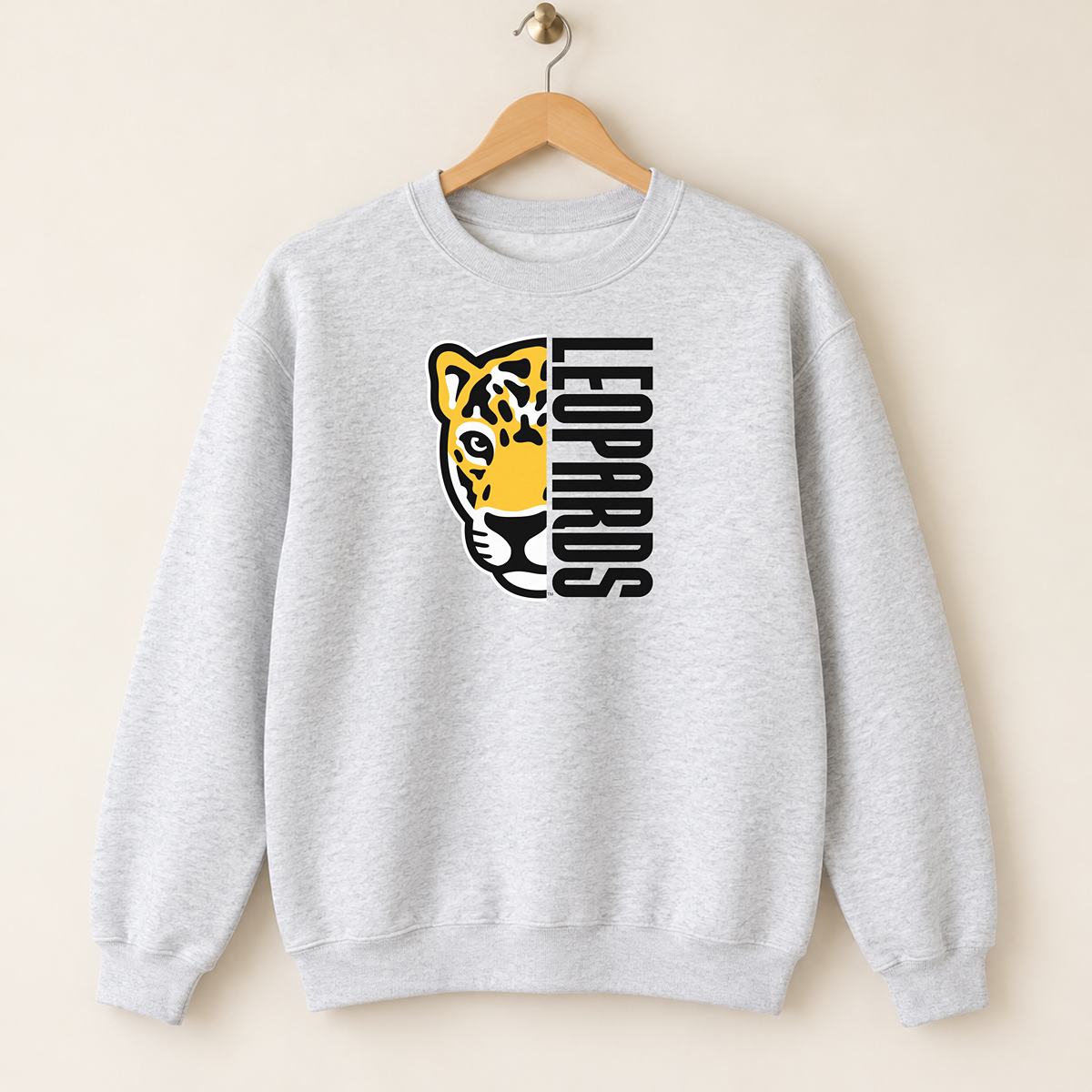 Meadowlark Leopards Half Mascot Adult Unisex | T-Shirts, Crewneck & Hoodie
