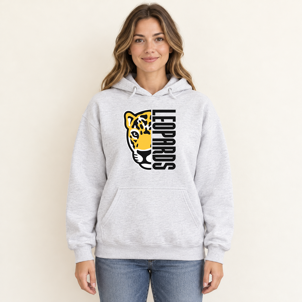 Meadowlark Leopards Half Mascot Adult Unisex | T-Shirts, Crewneck & Hoodie