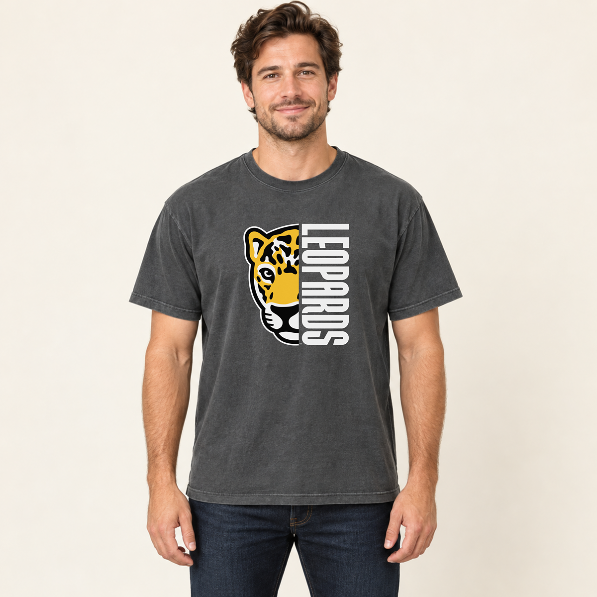 Meadowlark Leopards Half Mascot Adult Unisex | T-Shirts, Crewneck & Hoodie