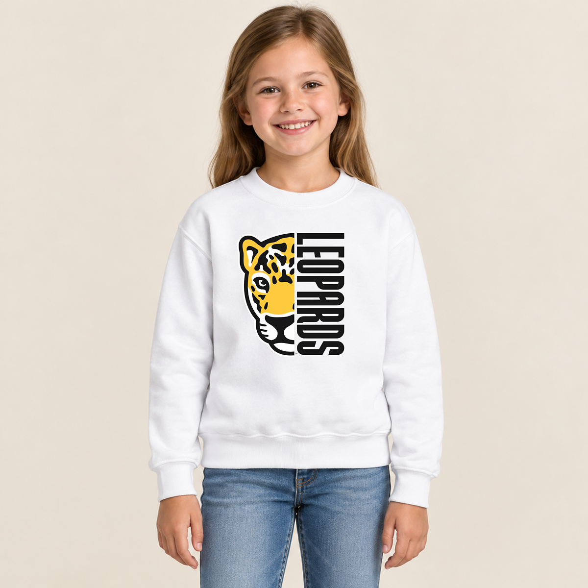 Meadowlark Leopards Half Mascot Youth | T-Shirts, Crewneck & Hoodie