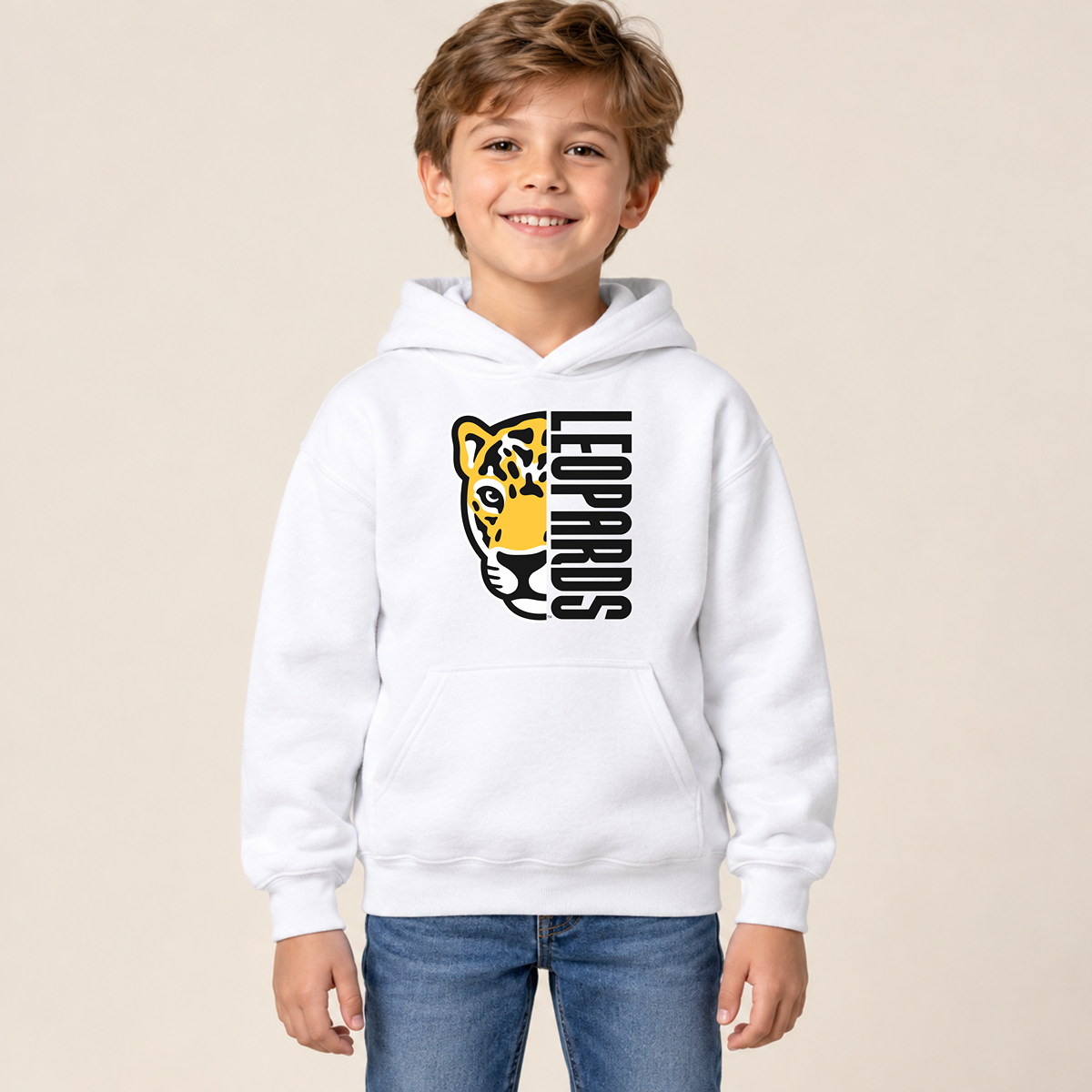 Meadowlark Leopards Half Mascot Youth | T-Shirts, Crewneck & Hoodie