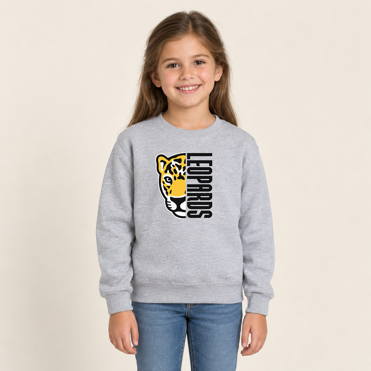 Meadowlark Leopards Half Mascot Youth | T-Shirts, Crewneck & Hoodie