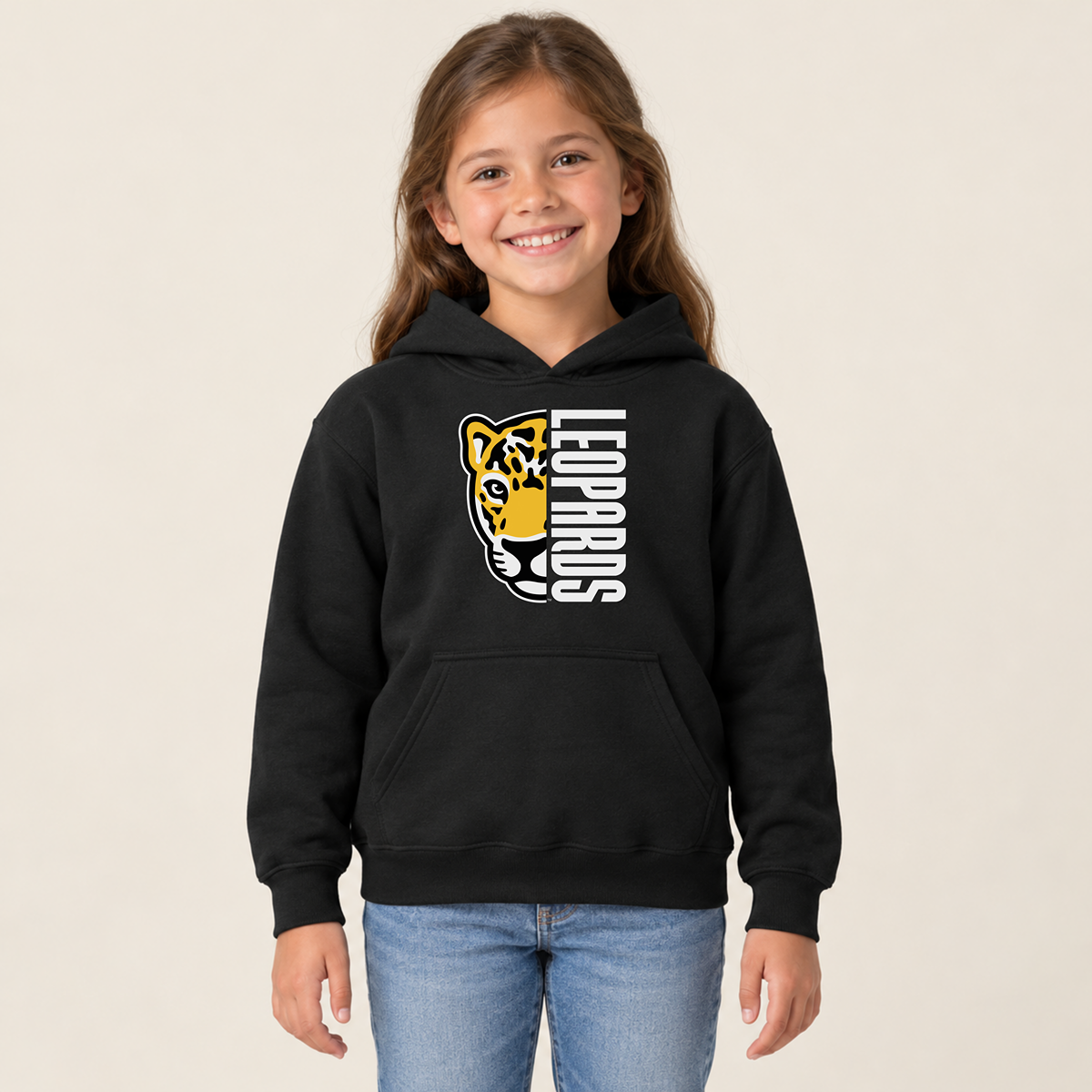 Meadowlark Leopards Half Mascot Youth | T-Shirts, Crewneck & Hoodie
