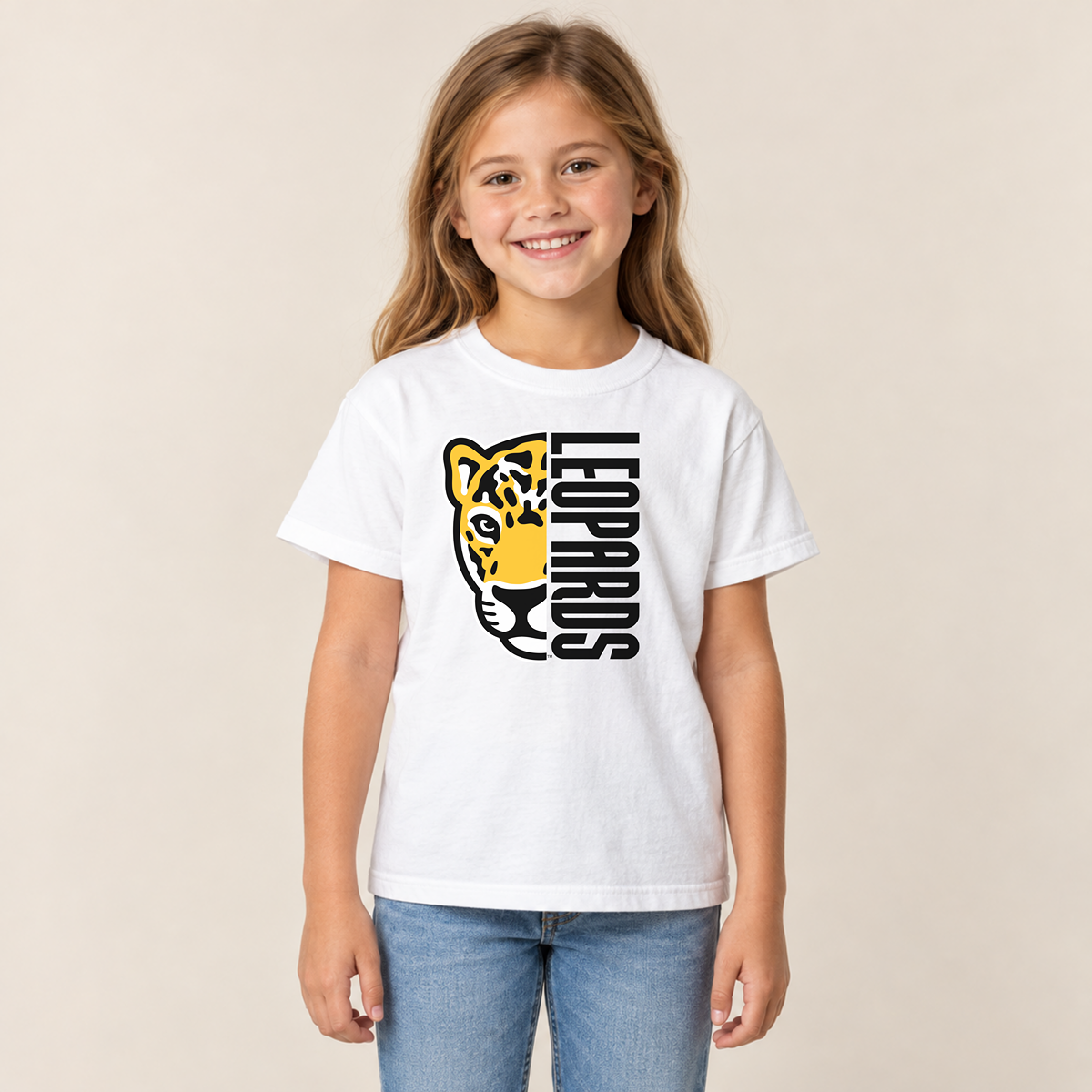 Meadowlark Leopards Half Mascot Youth | T-Shirts, Crewneck & Hoodie