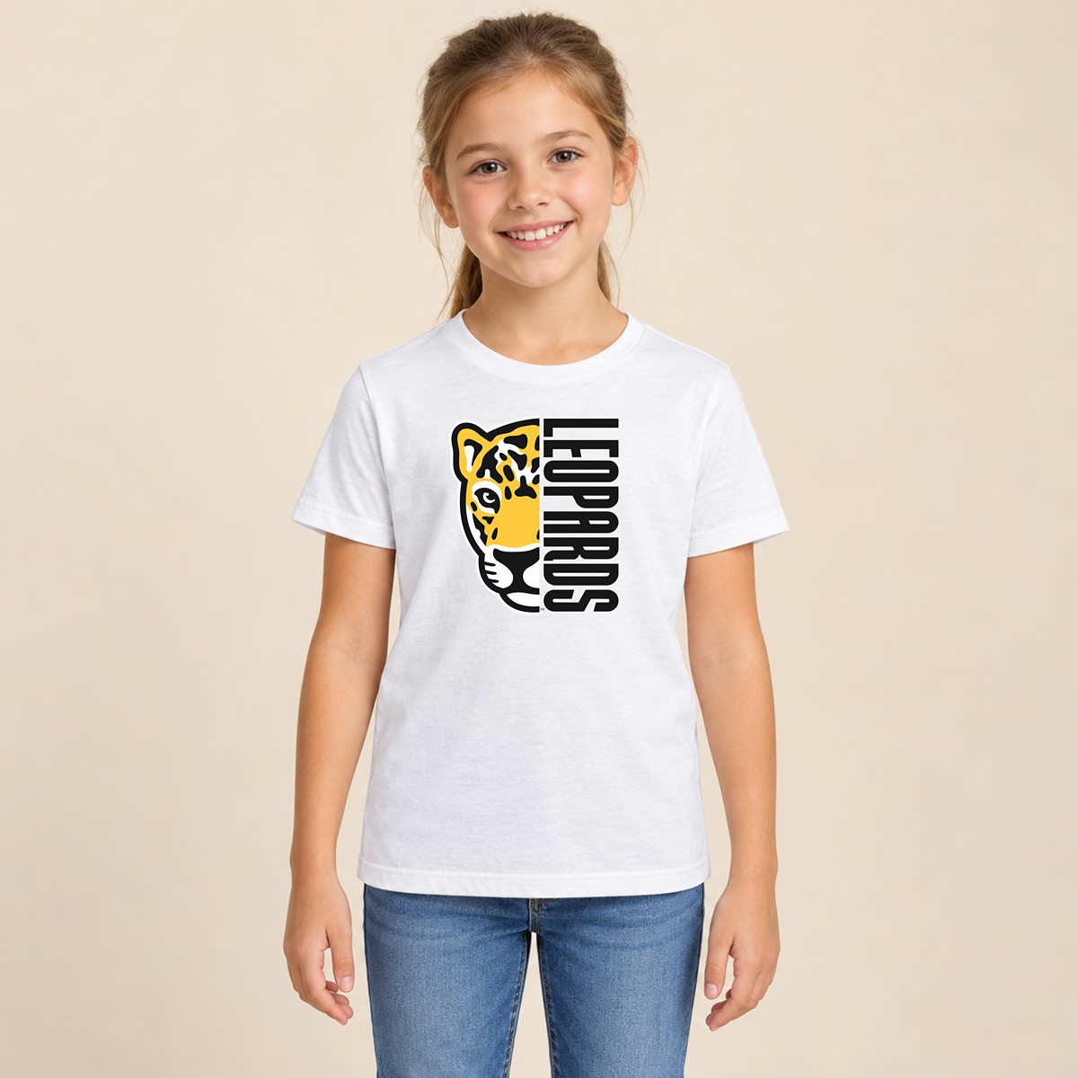 Meadowlark Leopards Half Mascot Youth | T-Shirts, Crewneck & Hoodie