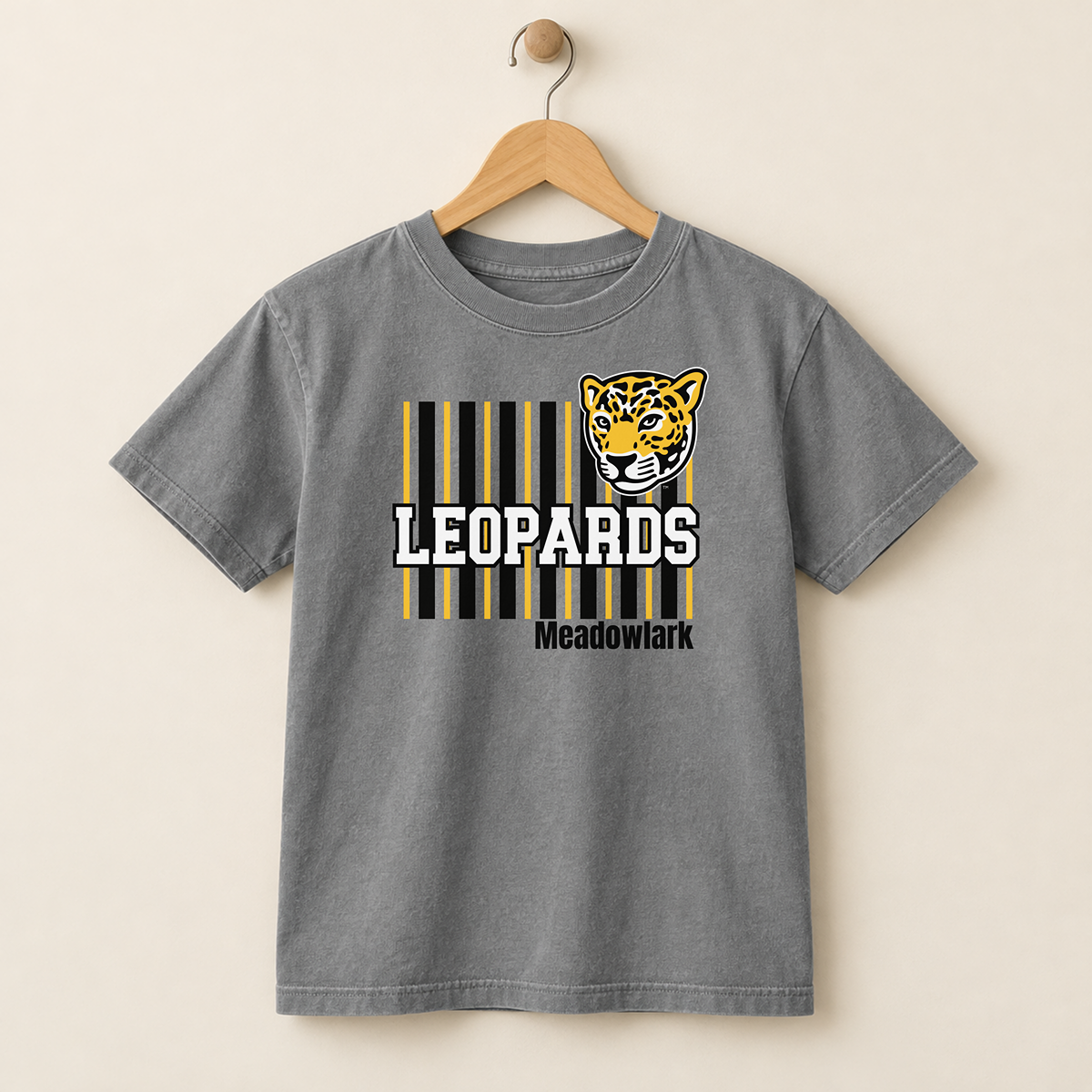 Personalized Meadowlark Leopards Stripes Youth | T-Shirts, Crewneck & Hoodie
