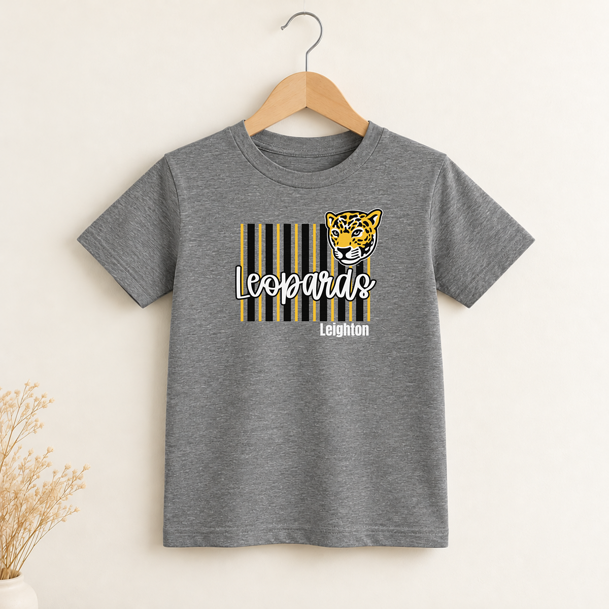 Personalized Meadowlark Leopards Stripes Youth | T-Shirts, Crewneck & Hoodie