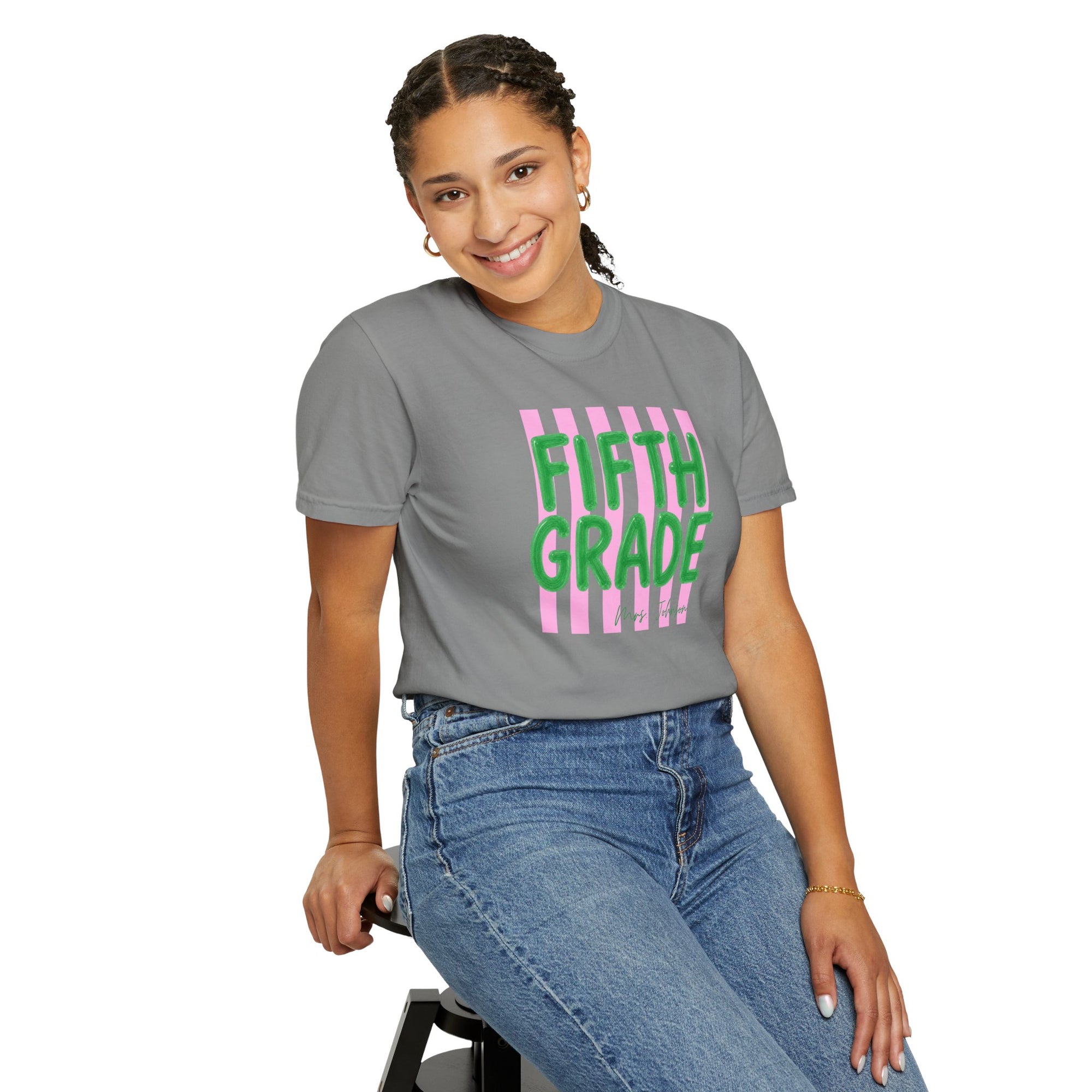 Personalized School Team Teacher Tee | Custom Name Graphic T-Shirt